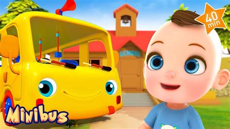 School Bus Song (Wheels on The Bus) + More Nursery Rhymes & Kids Songs ...