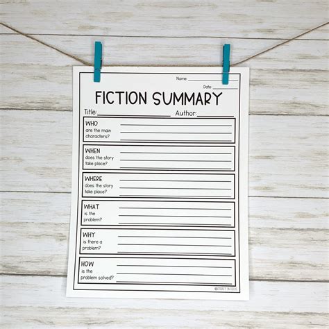 10 Graphic Organizers for Summary Writing - Literacy In Focus