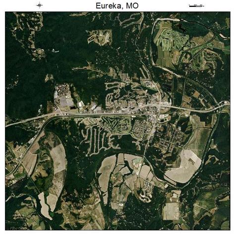 Aerial Photography Map of Eureka, MO Missouri