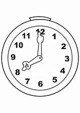 Coloring Page clock  Free Printables Img 7100 sketch template
