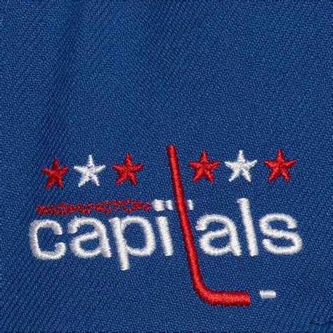 Washington Capitals Mitchell & Ness NHL Vintage Script Snapback Hat Cap ...