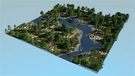 3D model River bays in Blender | CGTrader