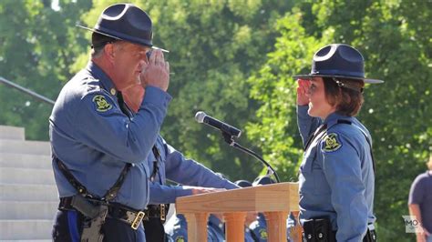 Missouri State Highway Patrol commissions 96th recruit class - YouTube