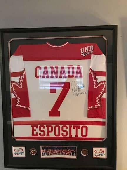 SIGNED PHIL ESPOSITO JERSEY - Jardine Auctioneers