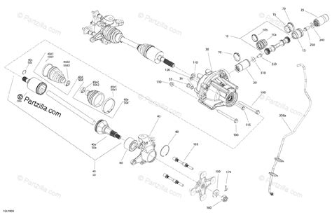 Can-Am ATV 2019 OEM Parts Diagram for Front Drive Outlander - 6X6 - Common Parts | Partzilla.com