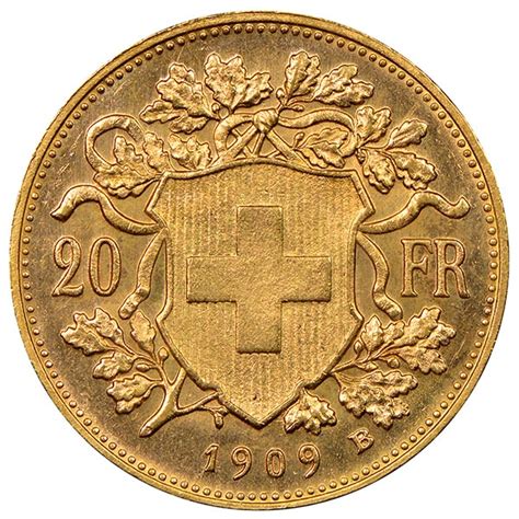 20 Swiss Gold Franc Gold Coins for Sale (Beautiful European Coins)