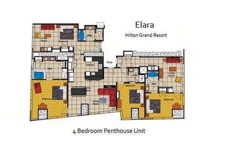 Elara Las Vegas 4 Bedroom Suite Floor Plan | www.resnooze.com