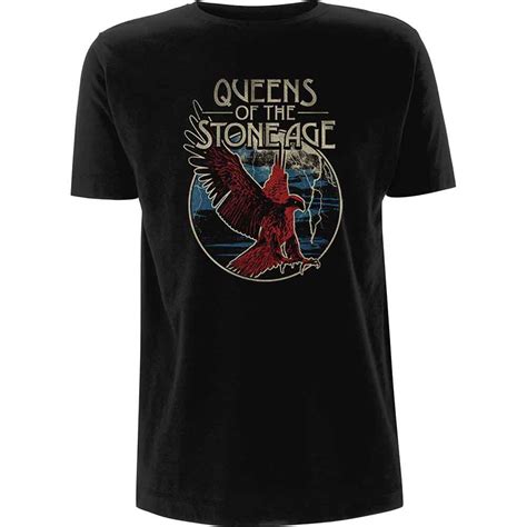 Queens Of The Stone Age Unisex T-Shirt: Eagle Wholesale Ref:QOTSATS08MB