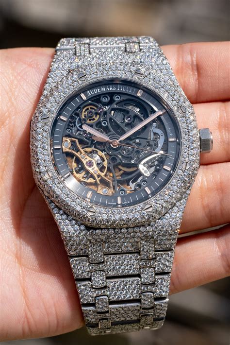 Audemars Piguet Royal Oak Skeleton - Diamonds by Raymond Lee