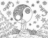 Coloriage Mandala Loup à Imprimer Sur ColoriageEnfantCom sketch template