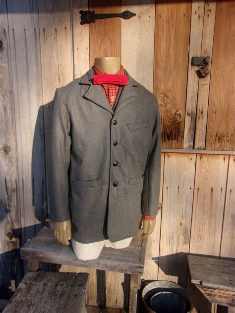 Sack Coat, Gray Wool – Sutler Of Fort Scott