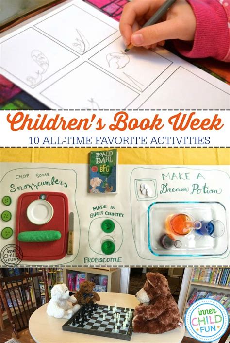 Children's Book Week Activities - 10 Favorites - Inner Child Fun