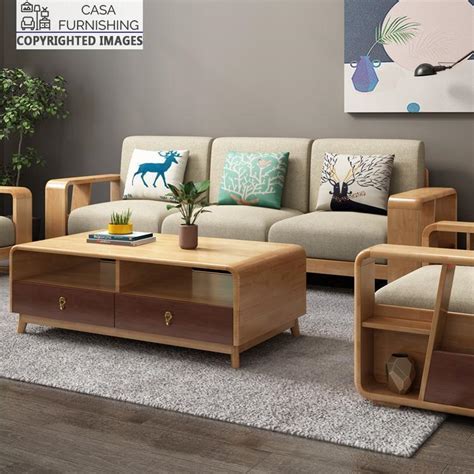 Wooden Sofa Set Design Indian Style Online | Casa Furnishing