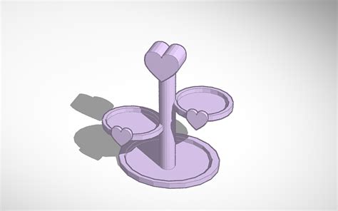 3D design Jewelry Holder - Tinkercad