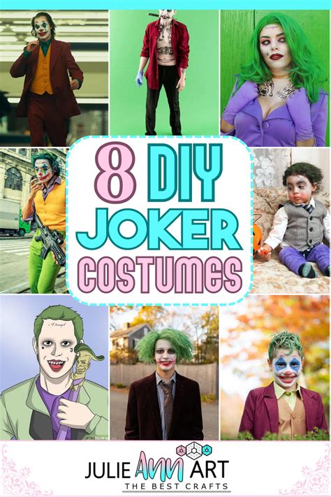 8 DIY Joker Costume Ideas For DC Fans - Julie Ann Art