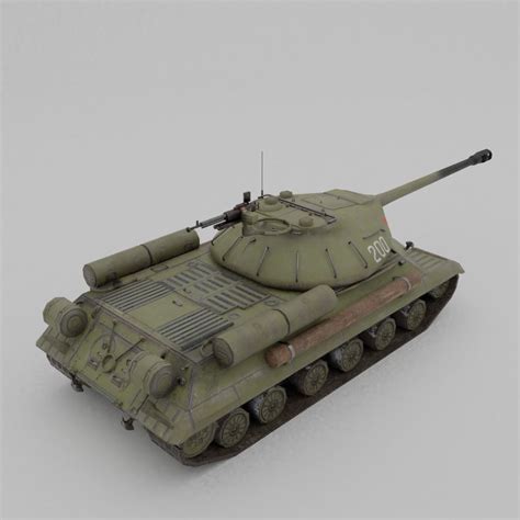 3D model IS-3 Heavy tank VR / AR / low-poly | CGTrader