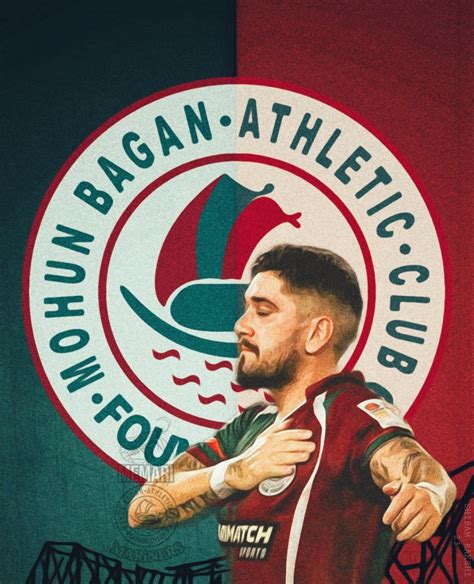 Download wallpapers 4k mohun bagan fc emblem i league soccer india football club mohun bagan ...