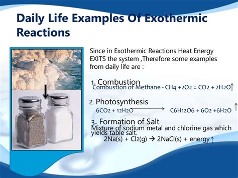 Everyday Examples Of Exothermic Reactions