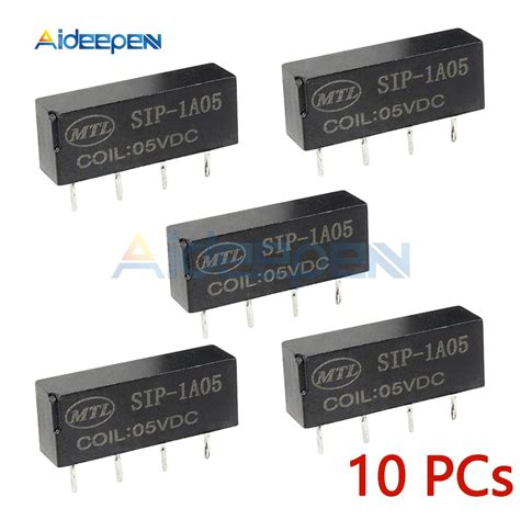 10PCs 5V Relay SIP 1A05 Reed Switch Relay for PAN CHANG Relay 4PIN|Relays| - AliExpress