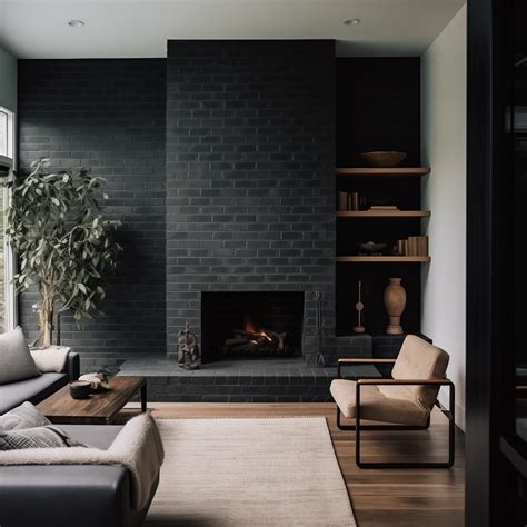 20 Black Brick Fireplace Designs: Striking Ideas To Inspire You