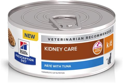 Hill's Prescription Diet k/d Kidney Care Pate with Tuna Canned Cat Food, 5.5-oz, case of 24 ...