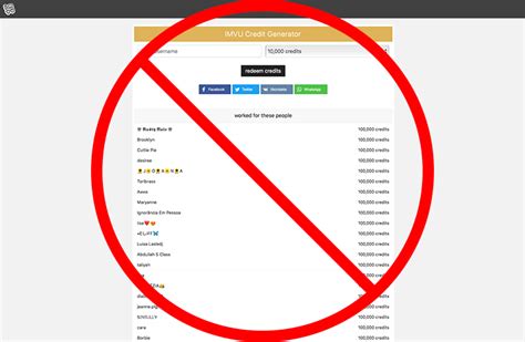 Free IMVU Credit Generators & Hacks can Get You Banned. Earn Free Credits Legally — IMVU