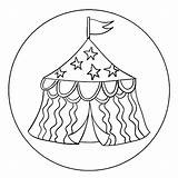 Circus Tent Coloring Pages At GetColoringscom  Free Printable sketch template