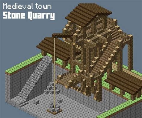 HUM - Stone quarry by spasquini on DeviantArt in 2021 | Minecraft ...