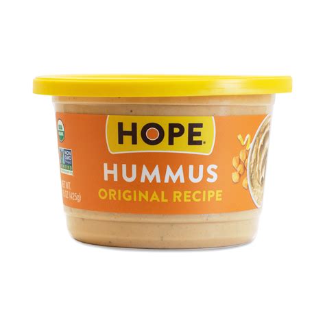 Hope Foods Organic Hummus, Original, Value Size | Thrive Market