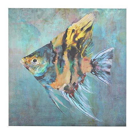 Tropical Fish I Canvas Art Print (With images) | Watercolor fish ...