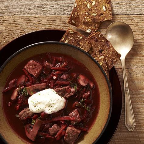 Borscht with Beef Recipe - EatingWell