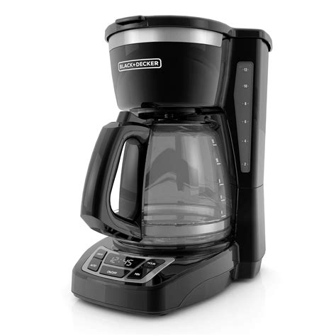 Black+Decker CM1160B 12-Cup Programmable Coffee Maker, Black/Stainless ...