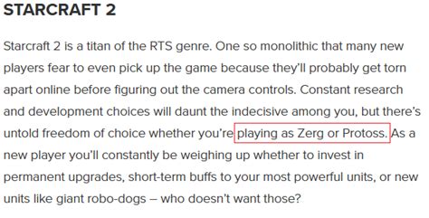 Ah, the two races of Starcraft 2 : starcraft