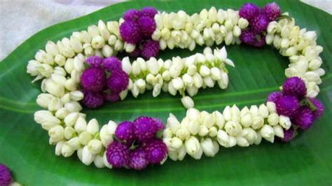 Easy method to make jasmine garland | How to make flower Garland ...