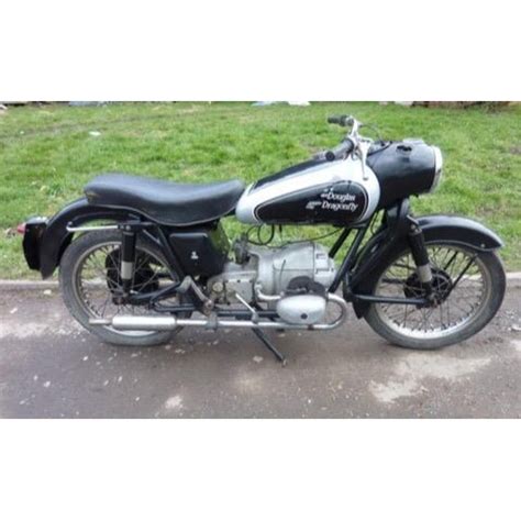 Douglas Dragonfly motorcycle. 1956. Matching engine and frame numbers. An example of one of the last