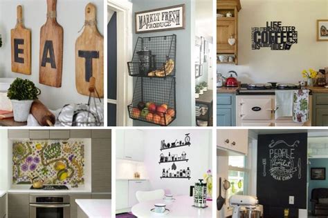 26 Kitchen Wall Decor Ideas Your Empty Walls Beg