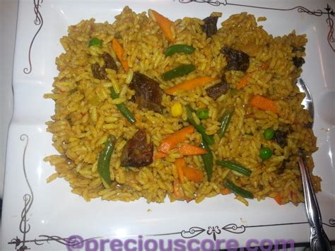 CAMEROON JOLLOF RICE: EASY METHOD | Precious Core