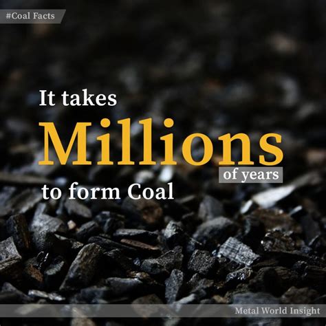 It takes millions of years to form coal- History of Coal - Metal World ...