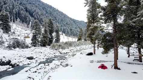 In Pics | Tourists mesmerized by fresh snowfall in Pahalgam