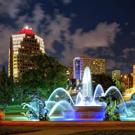 J.C. Nichols Kansas City Plaza Fountain Photograph by Gregory Ballos - Pixels