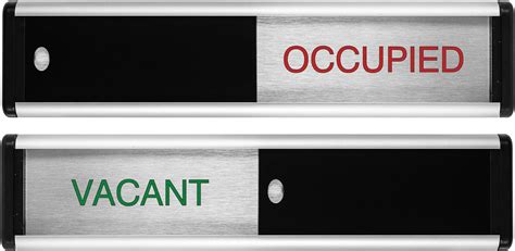 Viro Vacant/Occupied Sliding Door Sign - Original Edition - 264 x 60mm: Amazon.co.uk: DIY & Tools