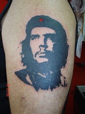 Tattoo Pictures & Tattoo Designs: Che Guevara Face Tattoo, Upper Arm