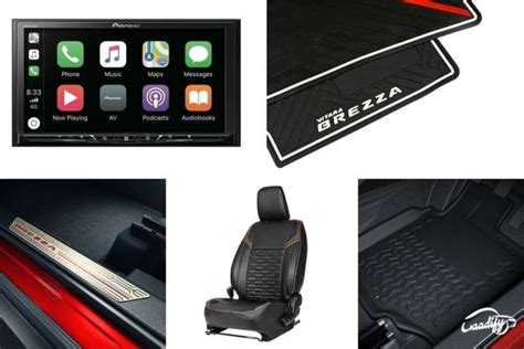 2022 Maruti Suzuki Brezza Accessories Detailed With Prices - GaadiFy