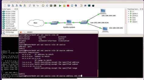 Basic Nat configuration on vyatta - YouTube