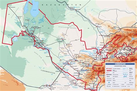 Maps Of Uzbekistan Detailed Map Of Uzbekistan In English Tourist 11520 | The Best Porn Website