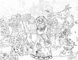 Encanto coloring Sheet – Artofit sketch template