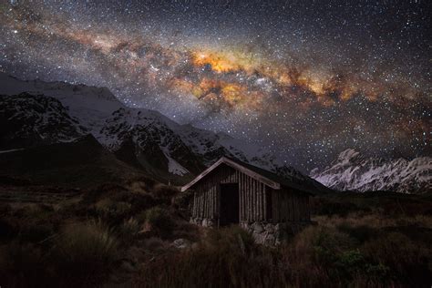 Milky Way rising over Aoraki National Park in New Zealand : r/pics