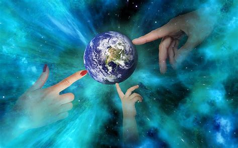 world, earth, space, hands, globe, universe, starry sky, galaxy, CC0, public domain, royalty ...