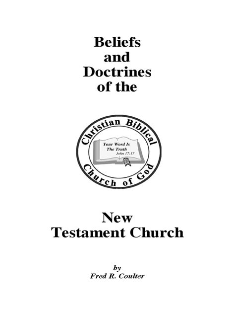 Booklet Beliefs NT Church | PDF | Baptism | Grace In Christianity