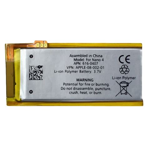 Replacement Rechargeable Battery for Apple iPod Nano 4th 4 Gen Generation-in Digital Batteries ...